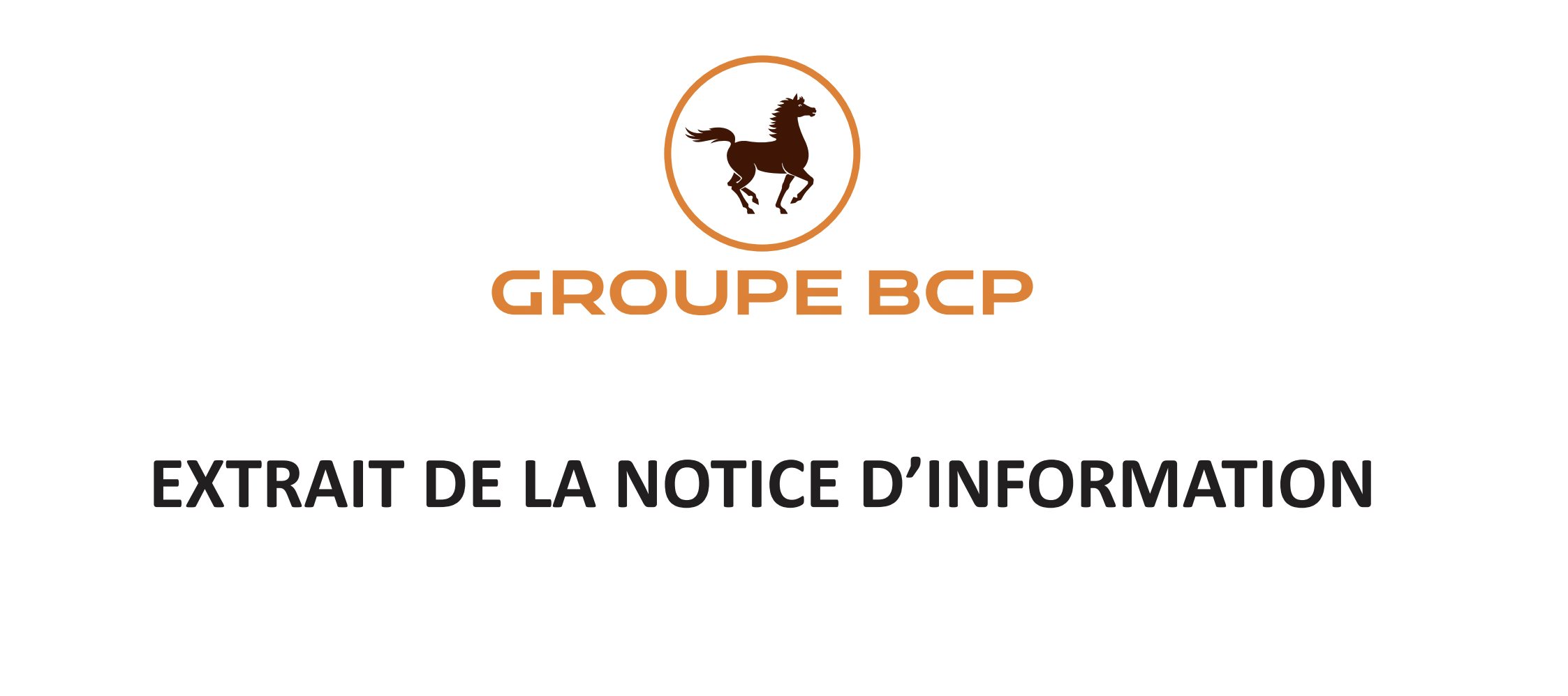GROUPE BCP : Extrait de la notice d'information relative au programme de rachat d'actions BCP en vue de favoriser la liquidité